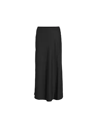 VILA | Midi falda VIELLETTE | schwarz